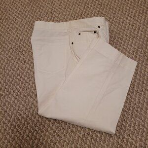 Jones Sport White Capri Pant Size 12